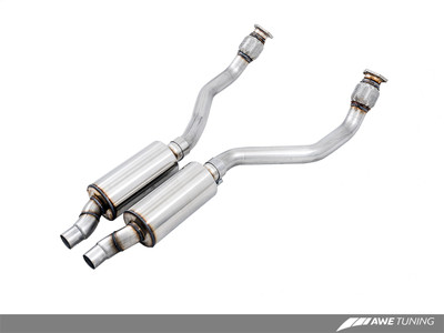 AWE Tuning Audi B8 3.2L Resonated Performance Downpipes for A4 / A5 3215-11032 AWE Tuning Audi B8 3.2L Resonated Performance Downpipes for A4 / A5 3215-11032