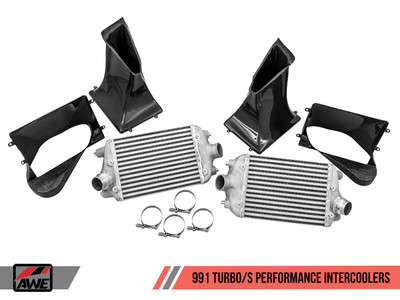 AWE Tuning Porsche 991 (991.2) Turbo/Turbo S Performance Intercooler Kit 4510-11050 AWE Tuning Porsche 991 (991.2) Turbo/Turbo S Performance Intercooler Kit 4510-11050