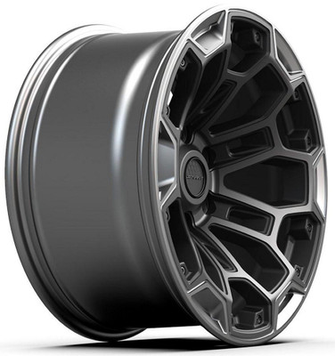 Defiant Wheels 18x9 Defiant DF03 Satin Black w/ Satin Charcoal 6x5.5/139.7 -12mm Defiant Wheels 18x9 Defiant DF03 Satin Black w/ Satin Charcoal 6x5.5/139.7 -12mm