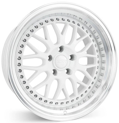 ESR Wheels 18x9.5 ESR SR01 Gloss White 5x4.25/108 22mm (CUSTOM) 