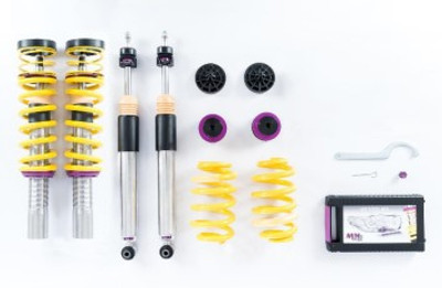 KW Coilover Kit V3 2017+ Audi A4 (B9) Sedan 2wd w/o EDC (50mm) 352100AV KW Coilover Kit V3 2017+ Audi A4 (B9) Sedan 2wd w/o EDC (50mm) 352100AV