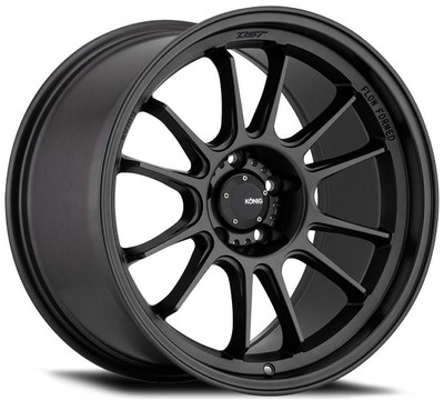 Konig Wheels 18x12 Konig Hypergram Matte Black (Flow Formed) 5x112 20mm 