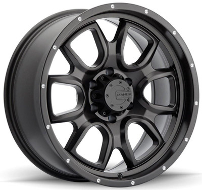 Mamba Off-Road Wheels 20x9 Mamba Off-Road M19 Matte Black w/ Drilled Holes 8x180 19mm 
