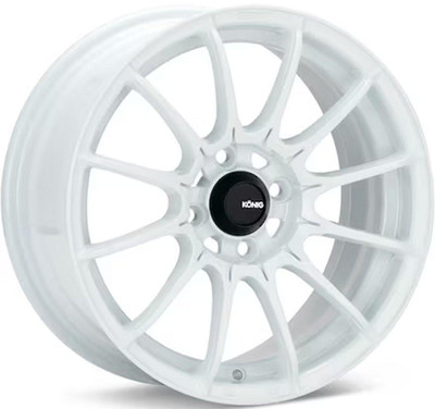 Konig Wheels 15x7 Konig DIAL IN Gloss White 4x100 35mm 