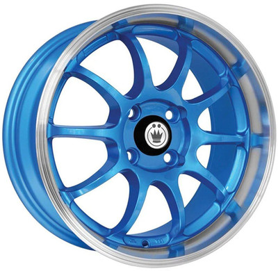 Konig Wheels (Black Friday Sale) 15X7 Konig Lightning Blue w/ Machined Lip 4x100 38mm Konig Wheels (Black Friday Sale) 15X7 Konig Lightning Blue w/ Machined Lip 4x100 38mm