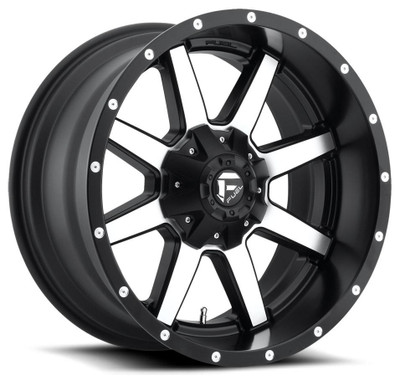 Fuel Off-Road Wheels 20x9 Fuel Off-Road Maverick Matte Black w/ Machined Face D537 8x180 20mm 