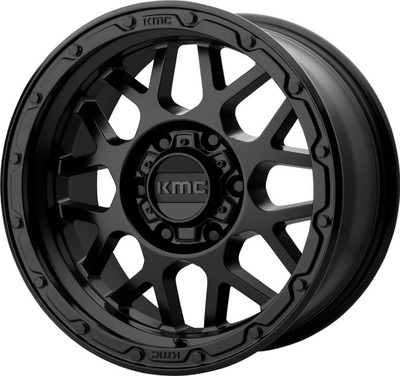 KMC Wheels (Clearance - No Returns) 17x8.5 KMC KM535 Grenade Matte Black 5x5/127 0mm 