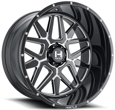 Hostile Wheels 22x10 Hostile H128 Diablo Blade Cut (6 Lug) 6x5.5/139.7 -25mm Hostile Wheels 22x10 Hostile H128 Diablo Blade Cut (6 Lug) 6x5.5/139.7 -25mm