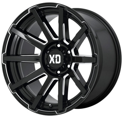 XD Series Wheels (Clearance - No Returns) 18x9 XD Series XD847 Outbreak Gloss Black Milled 6x5.5/139.7 12mm XD Series Wheels (Clearance - No Returns) 18x9 XD Series XD847 Outbreak Gloss Black Milled 6x5.5/139.7 12mm