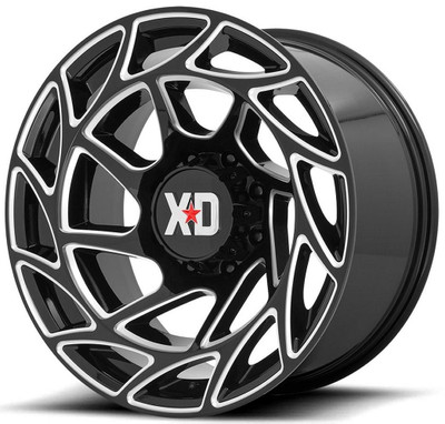 XD Series Wheels (Clearance - No Returns) 20x9 XD Series XD860 Onslaught Gloss Black Milled 6x5.5/139.7 0mm XD Series Wheels (Clearance - No Returns) 20x9 XD Series XD860 Onslaught Gloss Black Milled 6x5.5/139.7 0mm