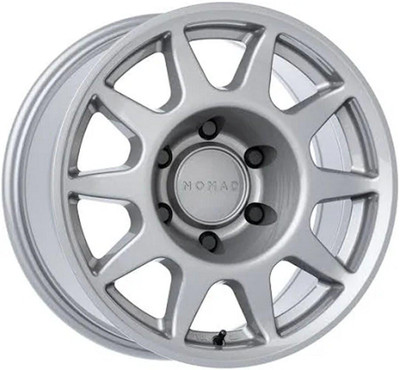 Nomad Off-Road Wheels (Clearance - No Returns) 17x8.5 Nomad Off-Road 505 TOURING OE SILVER (Flow Form) 6x5.5/139.7 0mm  Nomad Off-Road Wheels (Clearance - No Returns) 17x8.5 Nomad Off-Road 505 TOURING OE SILVER (Flow Form) 6x5.5/139.7 0mm