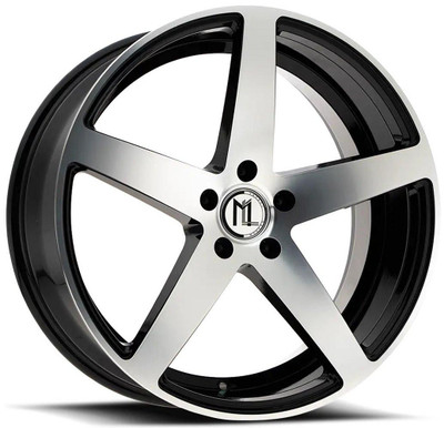 Modern Luxury Wheels 20x8.5 Modern Luxury ML2 Gloss Black Machined 5x4.5/114.3 20mm 