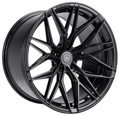 Rohana Wheels 22x10.5 Rohana RFX17 Gloss Black (Cross Forged) (Deep Concave) 5x112 35mm 