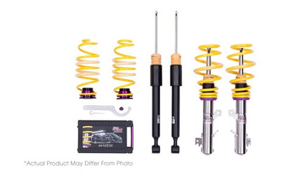 KW Coilover Kit V1 VW Passat (3C/B6/B7) Sedan; 2WD + Syncro 4WD; all engines w/ DCC 10280105