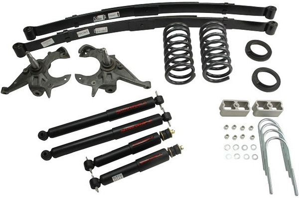 Belltech LOWERING KIT WITH ND2 SHOCKS 94-04 S10 / S15 Ext Cab Pickup Only (4cyl.) & 82-93 S10 / S15 Pickup Ext Cab Pickup Only (4 & 6cyl.) 619ND