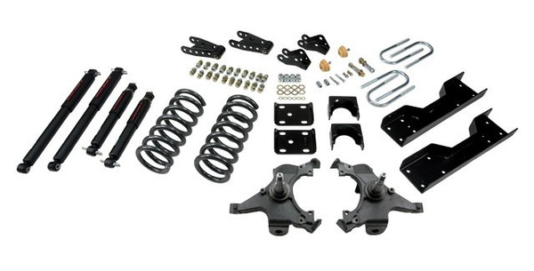 Belltech LOWERING KIT WITH ND2 SHOCKS 90-94 Chevrolet Silverado/Sierra C1500 (454 SS Only) & 88-98 Chevrolet Silverado/Sierra C2500 (All ext 8 Lug) 702ND