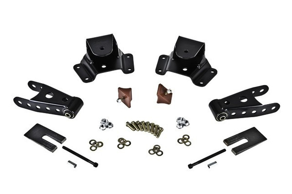 Belltech SHACKLE AND HANGER KIT 75-91 GM C30 CrewCab/Dually 4inch 6750