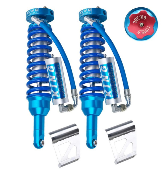 King Shocks 2005+ Toyota Tacoma (6 Lug) Front 2.5 Dia Remote Res Coilover w/Adjuster (Pair) 25001-119A