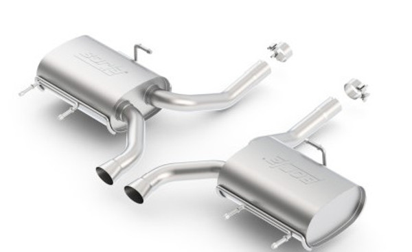 Borla 11-14 CTS Coupe V6 3.6L AT RWD/AWD Dual Ctr Rear Exit Touring Exhaust (REAR SECTION ONLY) 11824