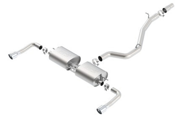 Borla 14-16 Audi A3 Quattro 2.0L Turbo AT/MT RWD 4DR S-Type Cat-Back Exhaust Single Split Rear Exit 140682