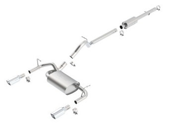 Borla 12-16 Jeep Wrangler JK 3.6L AT/MT 4Wheel 4dr Truck Single Split Rear Exit Catback Exhaust 140459