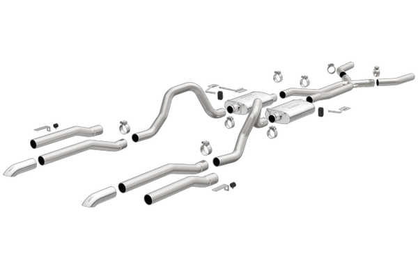 Magnaflow 67-74 Dodge Charger, Belvedere, Roadrunner, GTX, Fury, Polara, Dart, Superbird  2.5" Stainless Performance Exhaust System 19303