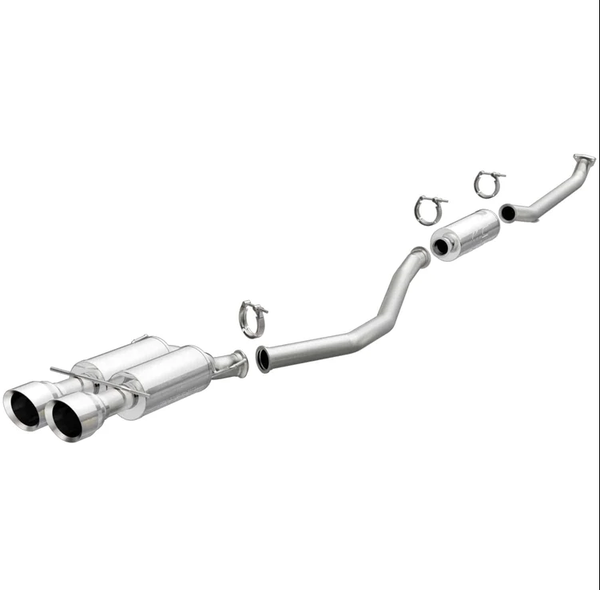 MagnaFlow CatBack 17-18 Honda Civic L4 1.5LGAS Dual Exit Polished Stainless Exhaust 19420