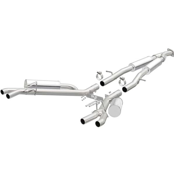 MagnaFlow Cat-Back Competition Exhaust 18-19 Kia Stinger L4-2.0LGAS Quad 2.5in Stainless Tips 19405