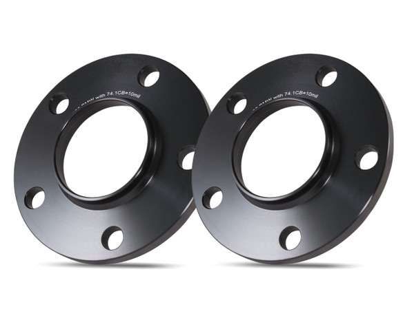 10mm Mercedes/Audi Specific Billet Wheel Spacer Anodized Black 5x112 66.56mm Bore (Box Includes 2 Spacers)