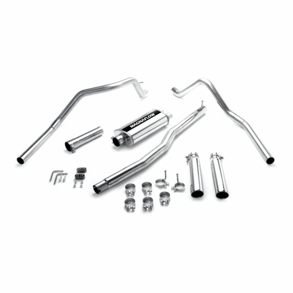 MagnaFlow 2004 Dodge Dakota Stainless Cat-Back Dual Rear Exit Performance Exhaust System 15877