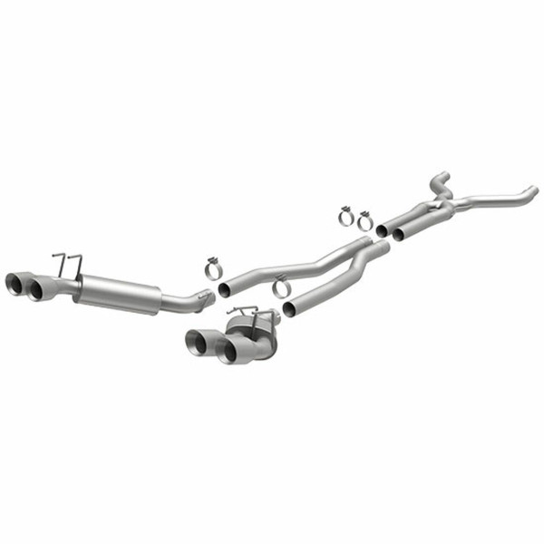 MagnaFlow 13-15 Chevy Camaro ZL1 V8 6.2L Quad Exit Stainless Cat-Back Performance Exhaust System 15053