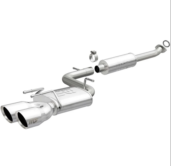 MagnaFlow CatBack 18-22 Toyota Camry SE 2.5L Street Series Single Exit Polished Stainless Exhaust 19410