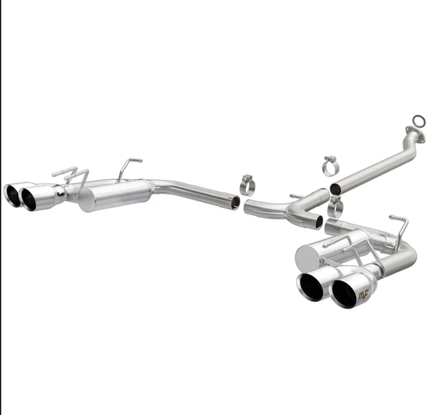 MagnaFlow 18-22 Toyota Camry XSE 2.5L Street Series Cat-Back Exhaust w/4in Polished Quad Tips 19494