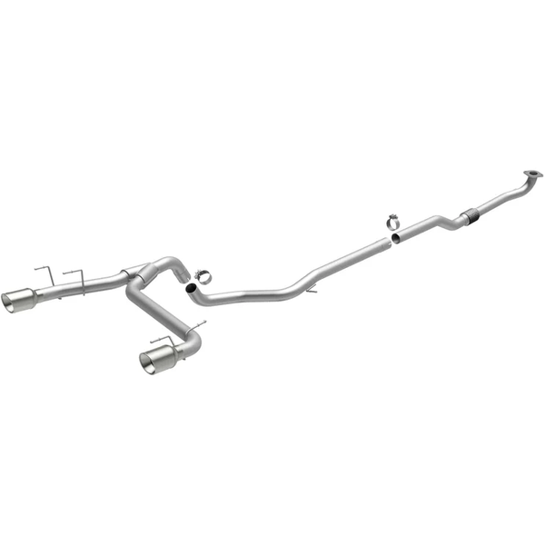 MagnaFlow CatBack 12-14 Fiat 500 L4 1.4L w/Turbo No Muffler Dual Split Rear Exit Perf Exht Sys 15211