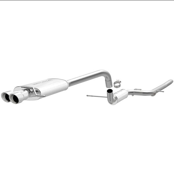 MagnaFlow Performance Cat-Back Exhaust System Dual Straight Drive Side Rear Exit 11-14 VW Jetta 2.0L 15486