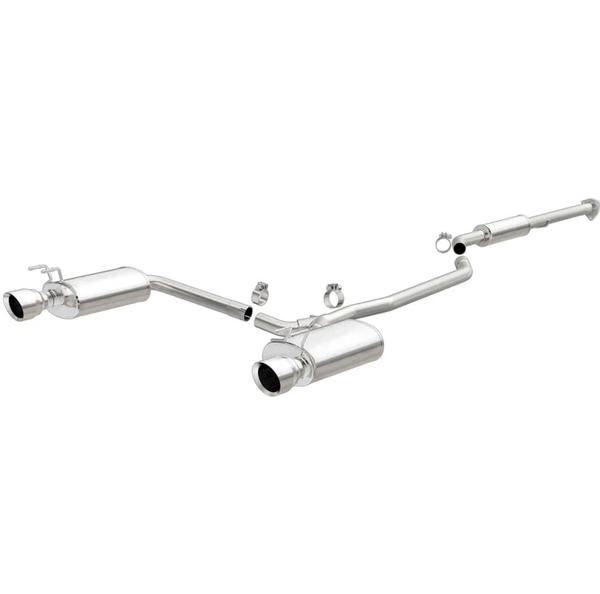 MagnaFlow Sys C/B 13-17 Honda Accord 3.5L V6 2.5in SS Dual Split Rear Polished 4.5 Tip 19181
