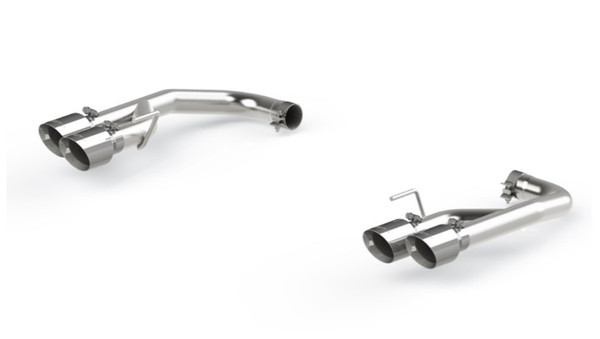 MBRP 18-22 Ford Mustang GT 2.5in T304 Non Active Dual Axle Back Exhaust System - 4in Dual Wall Tips S7211304
