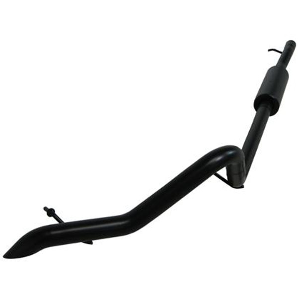 MBRP 2007-2009 Jeep Wrangler (JK) 3.8L V6 4 dr Off-Road Tail Pipe Muffler before Axle S5514BLK