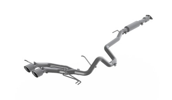 MBRP 13-18 Hyundai Veloster Turbo 4.0in OD Tips Dual Outlet 2-1/2in AL Cat Back S4703AL