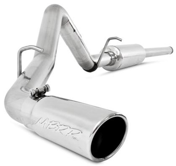 MBRP 14 Chevy/GMC 1500 Silverado/Sierra 4.3L V6/5.3L V8 Single Side Exit T409 3in Cat Back Exhaust S5080409