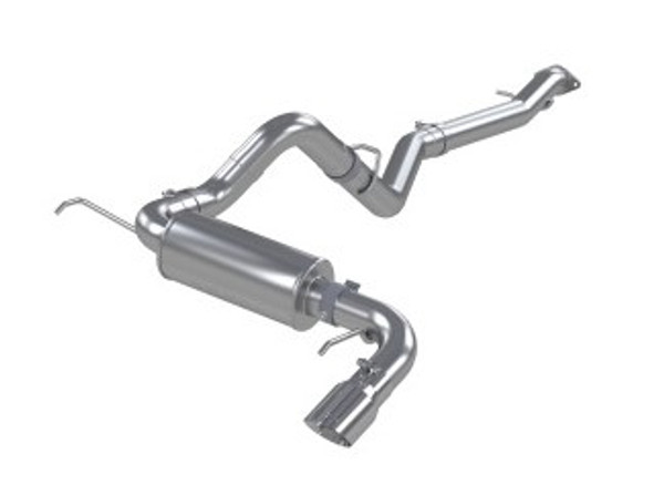 MBRP 2021+ Ford Bronco 2.3L/2.7L EcoBoost 3in Black Aluminized Catback Exhaust S5235BLK