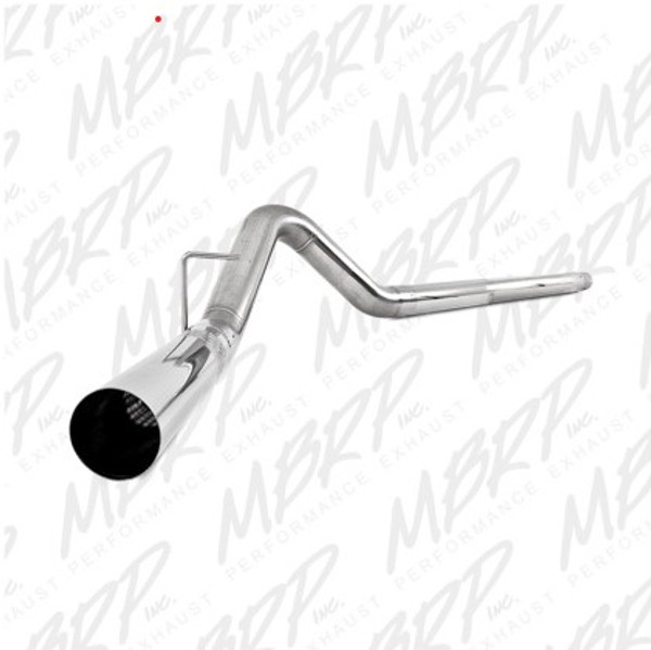 MBRP 2008-2010 Ford F250/350/450 6.4L 4in Filter Back Single No Tip Exhaust System S6242SLM