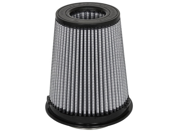 aFe MagnumFLOW Pro DRY S Replacement Air Filter 4in F x 6in B (mt2) x 4-1/2in T (Inv) x 7-1/2in H 21-91113