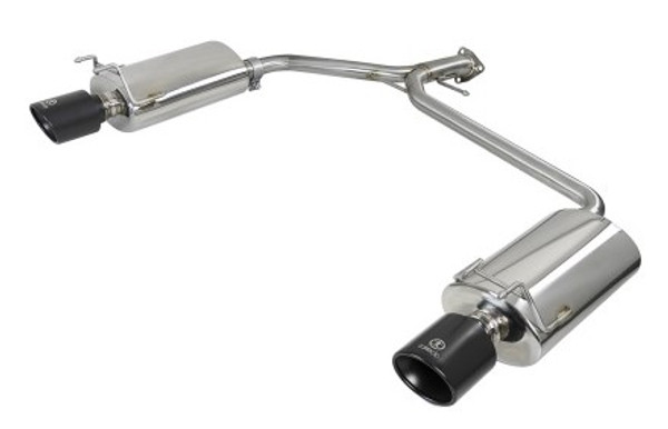 aFe Takeda 2.25-1.75in 304 SS Axle-Back Exhaust w/ Black Tips 13-17 Honda Accord Sport Sedan I4-2.4L 49-36604-B