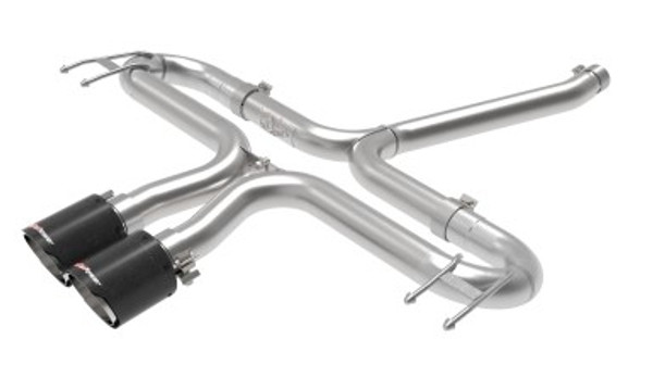 aFe Takeda 2-1/2in 304 SS Axle-Back Exhaust w/Carbon Tips 17-20 Honda Civic Sport L4-1.5L (t) 49-36625-C