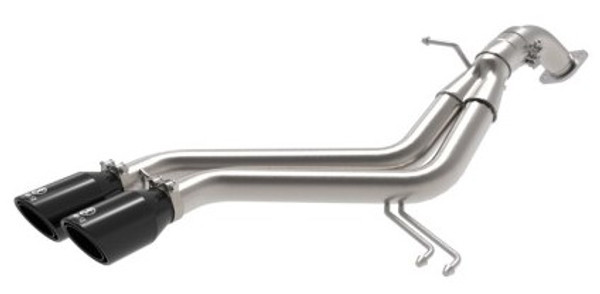 aFe Takeda 13-17 Hyundai Veloster L4-1.6L 2-1/2in 304 SS Axle-Back Exhaust w/ Black Tips 49-37019-B