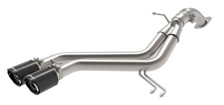 aFe Takeda 13-17 Hyundai Veloster L4-1.6L 2-1/2in 304 SS Axle-Back Exhaust w/ Carbon Fiber Tips 49-37019-C