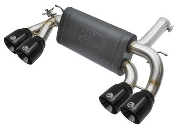aFe MACHForce XP 3in - 2 1/2in Axle Back 304SS Exhaust w/ Black Tips 16-17 BMW M2 (f87) 49-36333-B