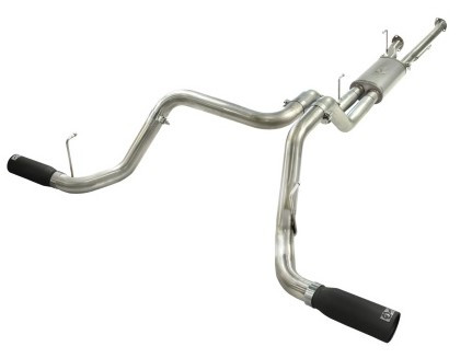 aFe MACHForce XP 2-1/2in to 3in 409 SS Cat-Back Exhaust w/ Black Tips 10-17 Toyota Tundra V8 5.7L 49-46014-B