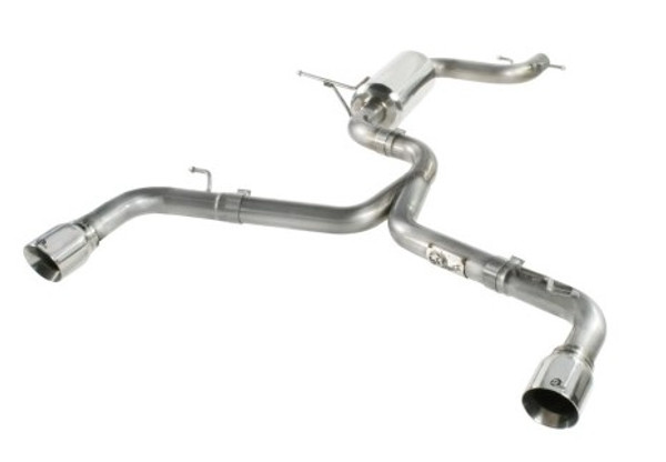aFe MACHForce XP Exhaust 304SS Cat-Back w/ Polished Tips 12-13 VW Beetle L4 2.0L (t) 49-36407